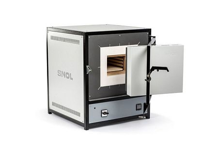 Камерная печь с подъемом двери вверх СНОЛ 120/12-И3-ДВ 18 кВт до 1250 С' 400х800х400 мм огнеупоры