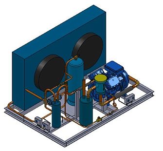 Агрегат компрессорно-конденсаторный АКК-O-56-2-А0