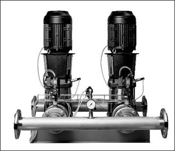 Установка пожаротушения HC-FS-V 1/1 BM 32-1A G1-B-80-16 на базе насосов BM, 5-280 м3/ч, до 155 м ISTRATEX