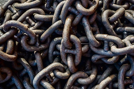 Цепь сварная короткозвенная DIN 766 (нержавеющая а2) 4х16