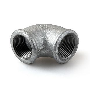 Угольник перех. Ду25x15 мм чугунный