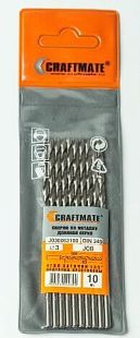 Сверло по металлу класс в, цилиндрический хвостовик 2,2 MM