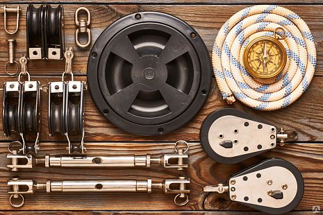 Зажим для троса с 2-мя гайками арт 9074 (аналог DIN741) нержавеющий а2 М 2